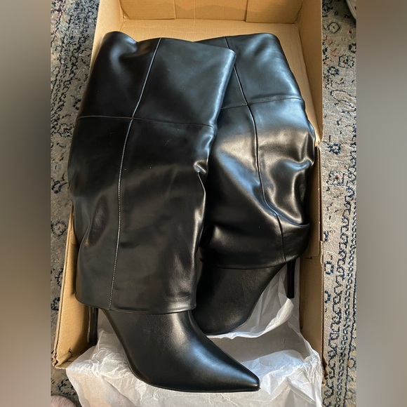 JustFab Shoedazzle Stiletto Boot new with box size 8 - Picture 4 of 5